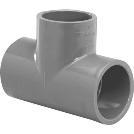 Charlotte Pipe And Foundry PVC 084001800HA TEE SCH H 80 PVC 1-1/2IN SLIP PVC 08400 1800HA