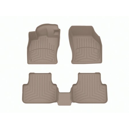 Weathertech Tan, Front and Rear FloorLiner HP 451317-1-2IM
