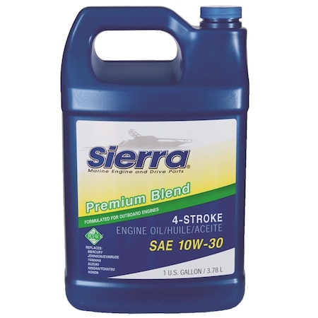 Sierra International 18-9420-3 10W 4-Stroke Marine Outboard Engine Oil, 1 Gallon SR18.9420.3