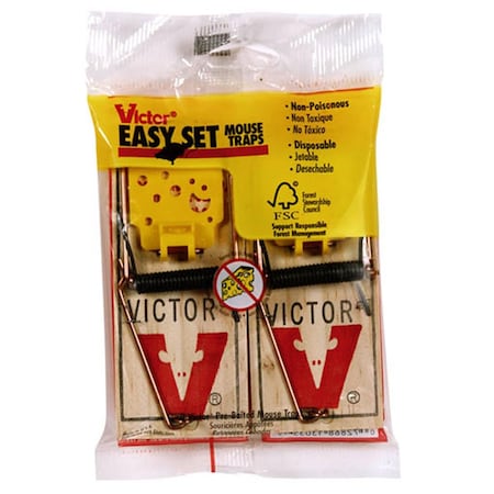 Woodstream Woodstreamvictor Easy Set Mouse Traps, 2PK M035