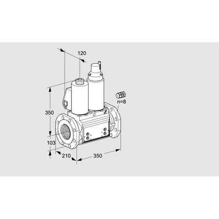 Honeywell Kromschroder VCS8100F05NLWL3B/PPPP/PPPP KS88206644