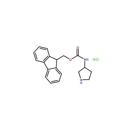 Ak Scientific 3-(N-fmoc-amino)pyrrolidine hydrochloride (1g), CAS 400653-43-2 5235AH-1g