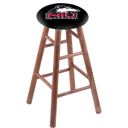 Holland Bar Stool Co Maple Counter Stool, Medium Finish, Northern Illinois Seat RC24MSMed
