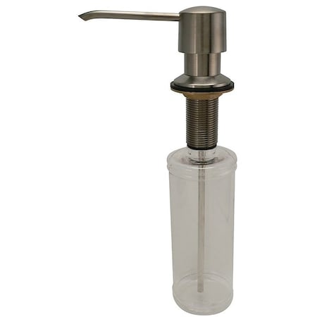 Plumb Pak Soap Lotion Dispenser, 10 oz Capacity, Brushed Nickel PP612DSBN
