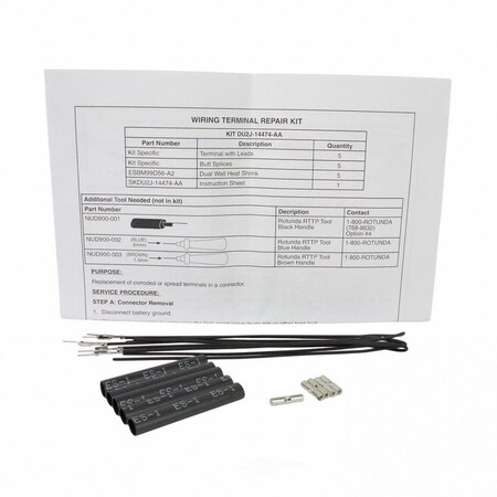 Motorcraft WT-1012 Fuel Pump Jumper Harness Kit WT1012