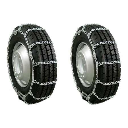Mytee Products 2Pair Cam Twisted Link Snow Tire Chains for 17.5in Rim Di. & 9in Wide Car Tire, 2PK TC175VSx2