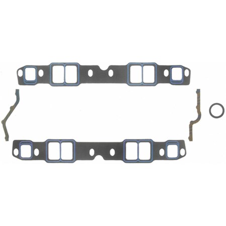 Bookazine 1244 0.060 in. Intake Manifold Gasket for 1955-1957 Small Block Chevrolet Trim to Fit Ports TI3080183
