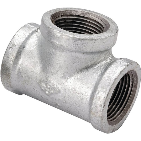 Prosource Exclusively Orgill Pipe Tee, 18 in, FIPT, Malleable Steel, SCH 40 Schedule, 300 psi Pressure 11A-1/8G