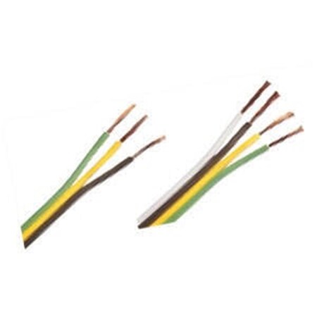 East Penn 100 ft. x 14 Gauage Primary 4 Way Wire -White E6B-02907