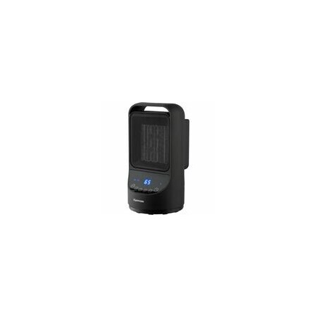 Kenmore 11 1/2in Portable Ceramic Heater - Ceramic - 3 x Heat Settings - Timer - Remote Control - KM-65015-BK