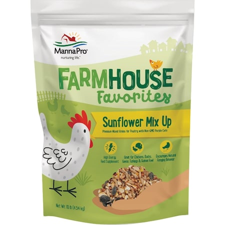 Manna Pro Farmhouse Favorites 10 Lb. Sunflower Mix Up 1031370
