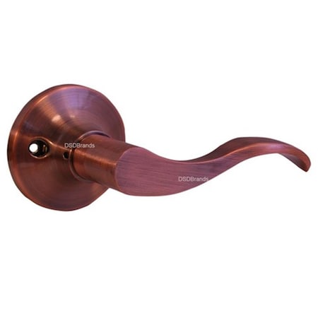 Propation Prelude Dummy Right Lever Door Lock with Knob Handle Lockset, Antique Copper PR275678