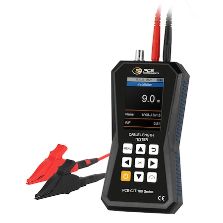 Pce Instruments Cable locator, 16-4921 ft TDR with 86 cable types, 100-measurement memory and USB-C PCE-CLT 100