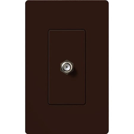 Lutron Cable Jack, Single, Brown CA-CJ-BR