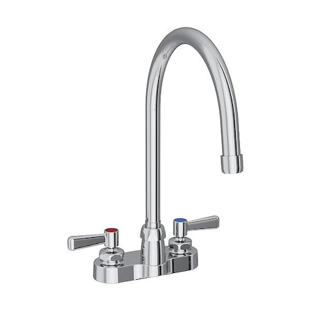 Elkay Handle-Operated Faucet, Manual, Gooseneck LK406GN08L2