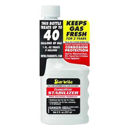 Star Brite 084308P 8 oz EZ to Store Start Gas Storage Additive 3005.1695