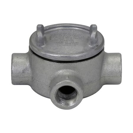 Crouse-Hinds Eaton Crouse-Hinds series Condulet GUA conduit outlet box with cover GUAT26
