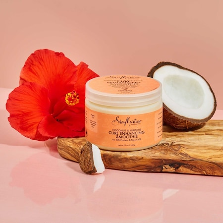 Shea Moisture Coconut and Hibiscus Smoothie Curl Enhancing Cream, 12 Ounce, 12PK 68417897