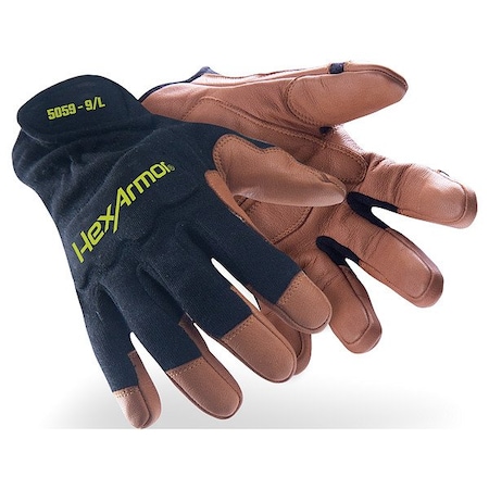 Hexarmor Welding Gloves, Hook-and-Loop Cuff, Full Thumb, Premium S, 1 PR 5059-S (7)