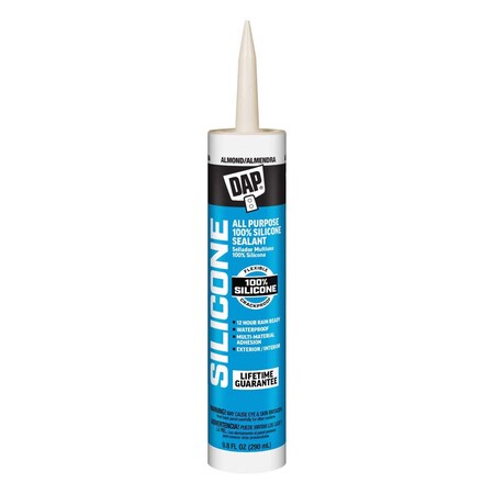 Dap Almond Silicone Rubber Door/Siding/ Window Sealant 10.1 oz 7079808649