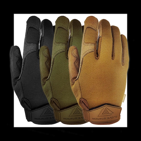 Glove Station 3 Bundle Essential Gloves L, Black/Od Green/Tan L Size Only GS-3PKESS-L
