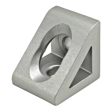 80/20 T-SlotFrmingConnectr, Alum, Slvr, 30mm, 30mm 30-4332