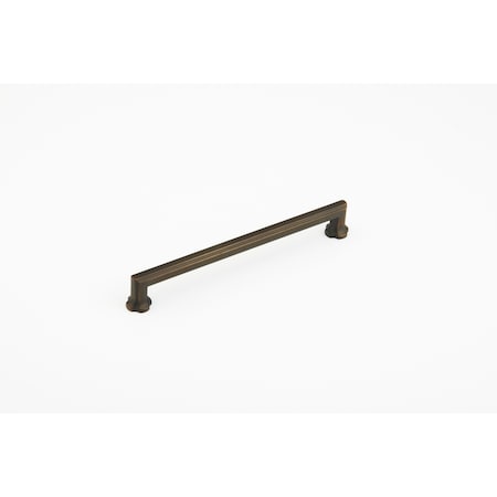 Schaub 8in Center to Center Empire Cabinet Pull Ancient Bronze Finish 879-ABZ