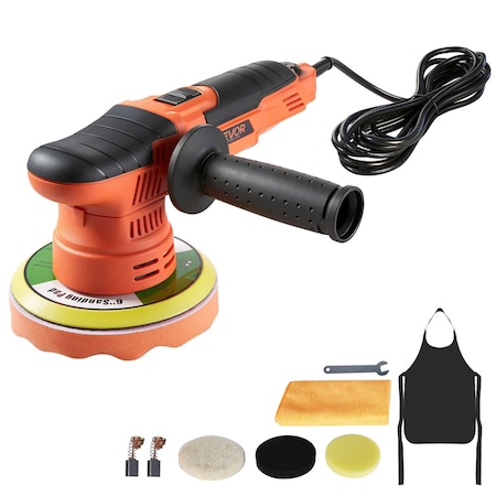 Vevor 6 in Car Buffer Polisher 650W 6 Speeds 2000-6800RPM Random Orbital Polisher GX-CP06