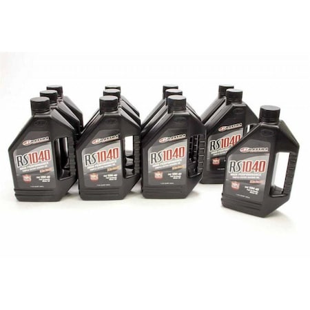Maxima Racing Oils 39-16901 RS Motor Oil 10W40 Synthetic, 1 qt. - Set of 12, 12PK MAX39-16901