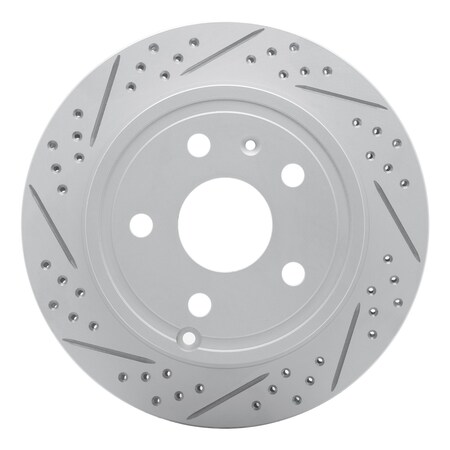 Dynamic Friction Co DFC Geoperformance Rotor - Drilled and Slotted 830-48058L