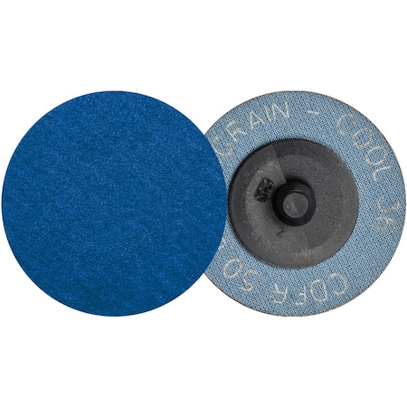 Pferd 2'' COMBIDISC Abrasive Disc - Type CDR - VICTOGRAIN-COOL Fiber Disc, 36 Grit 42441