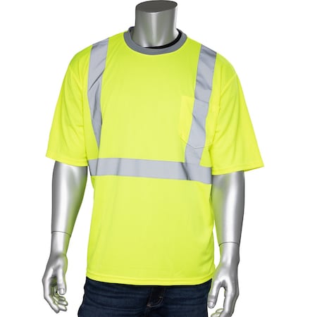 Pip ANSI Type R Class 2 Short Sleeve T-Shirt 312-1200-LY/L