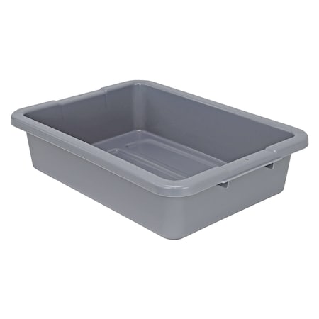 Quantum Storage Systems BUS/UTILITY TUB 20in x 15in x 5in PP GRAY FSB-20155RGY