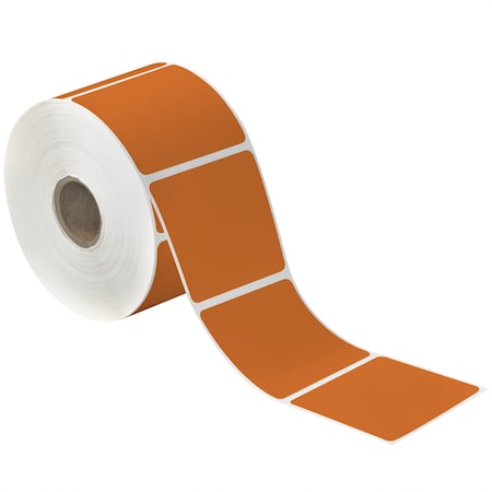 Tape Logic 2 x 3in Orange Desktop Direct Thermal Label, 24PK THD321