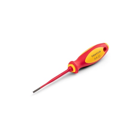 Tekton 3.5 mm Slotted Insulated Screwdriver (4 in. Shank) DVS01307