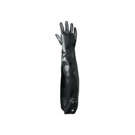 Showa Neoprene Shoulder Length Chemical Protection Gloves, 6731, 31 in L, Smooth, Large, Black 845-6731-10