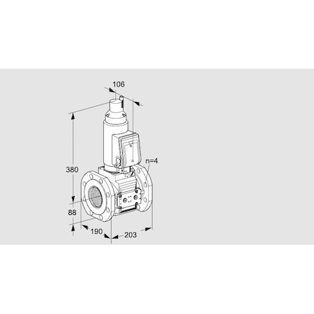 Honeywell Kromschroder VLV, SOLND, SZ 7, 3 ANSI FLG, VAS7T80A05LKG KS88203918
