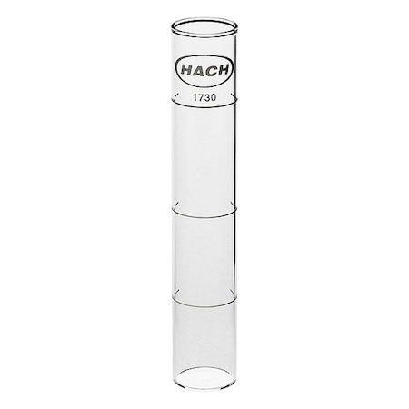 Hach Glass Viewing Tube, 1 1/4 in H, PK6 173006