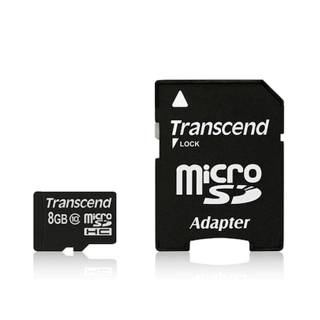 Transcend Information Transcend 8Gb Microsdhc Card - Class10 - TS8GUSDHC10