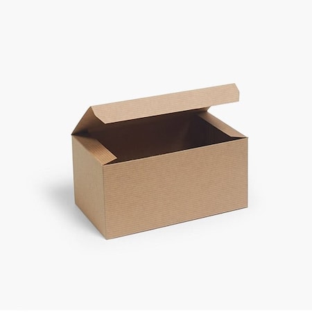 Nashville Wraps Recycled Kraft Pinstripe 1 Piece Gift Boxes, 9x4.5x4.5, 100PK KG09