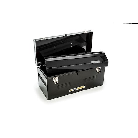 Gearwrench Tool Box, Steel, Black, 19 in W x 6 in D x 6-1/2 in H 83130