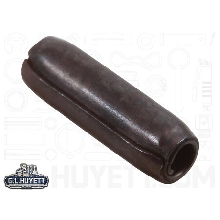 Huyett Coiled Spring Pin, Standard Duty, High Carbon Steel, 1.5 mm Dia x 5 mm Length SPCM-015-005