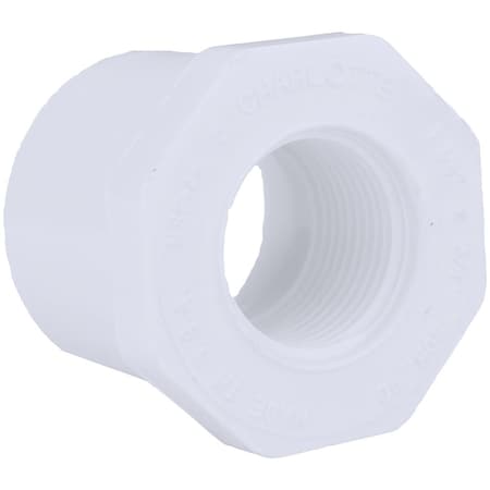 Charlotte Pipe And Foundry 1-1/4'' SPG x 3/4'' FPT Schedule 40 PVC Bushing PVC 02108 0950HA