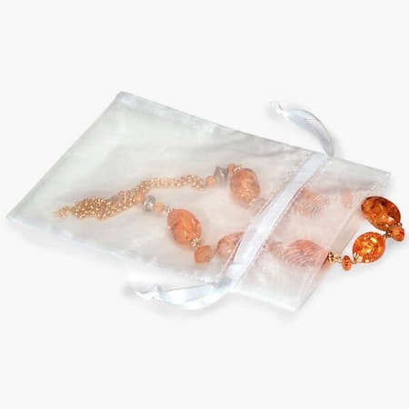 Nashville Wraps White Organza Favor Bags, 5x7, 10PK B95201