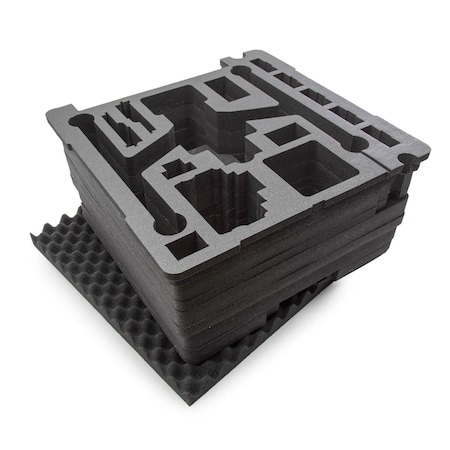 Nanuk 970 Case Customized Foam Insert for DJI Inspire 2 Landing 1-970-19351