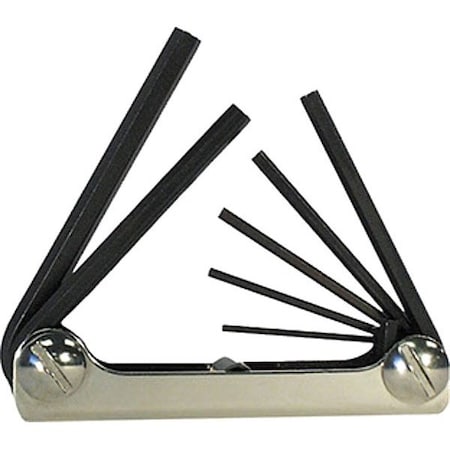 Eklind 7 Piece Metric Fold-Up Hex Key Set, 21171 21171