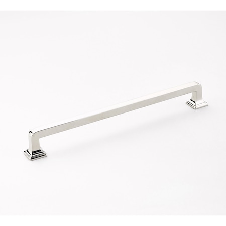 Schaub 8in Center to Center Menlo Park Cabinet Pull Polished Nickel Finish 536-PN