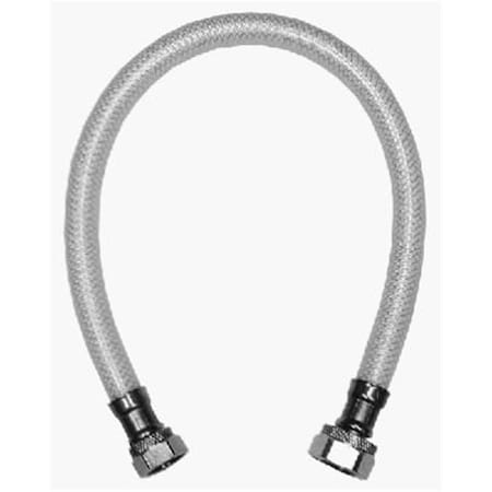 Gourmetgalley 7228-20-12-2 0.50 Female Iron Pipe x 20 in. Reinforced Poly Vinyl Faucet Connector GO567406