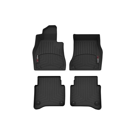 Weathertech Black, Front and Rear Floorliners 441701-1-2