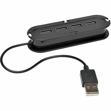 Tripp Lite 4-PORT USB 2.0 HI-SPEED ULTRA-MINI HUB WITH POWER ADAPTER U222-004-R
